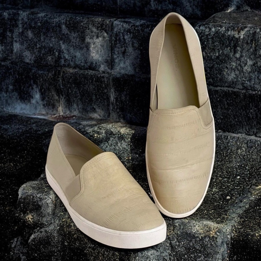 Vince Slip-on Sneakers Walking Casual  Leather Upper‎ Shoes
